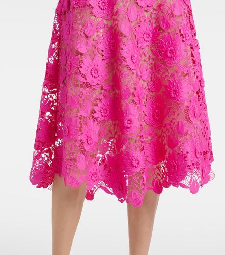 Abito midi in pizzo - Oscar de la Renta - Modalova