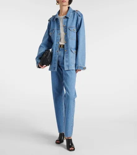 Sahariana oversized denim jacket - Blaze Milano - Modalova