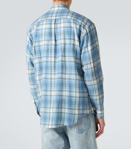 Auralee Airy checked wool shirt - Auralee - Modalova