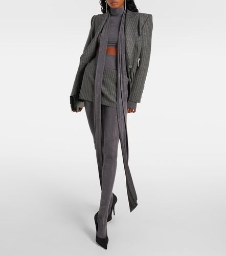 Top cropped in jersey con sciarpa - Alex Perry - Modalova