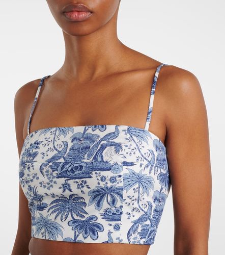 Crop top Federico de algodón estampado - Staud - Modalova
