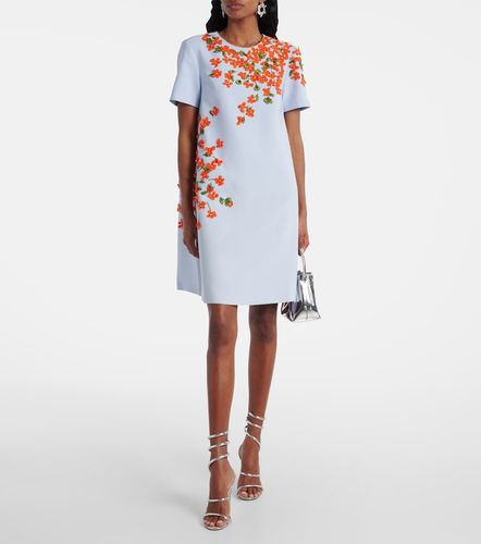 Abito in crêpe con applicazioni - Carolina Herrera - Modalova