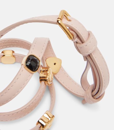Embellished leather belt - Dolce&Gabbana - Modalova