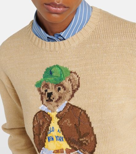 Pullover Polo Bear in cotone con intarsio - Polo Ralph Lauren - Modalova