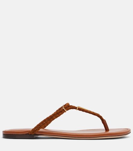 Braided leather thong sandals - Tom Ford - Modalova