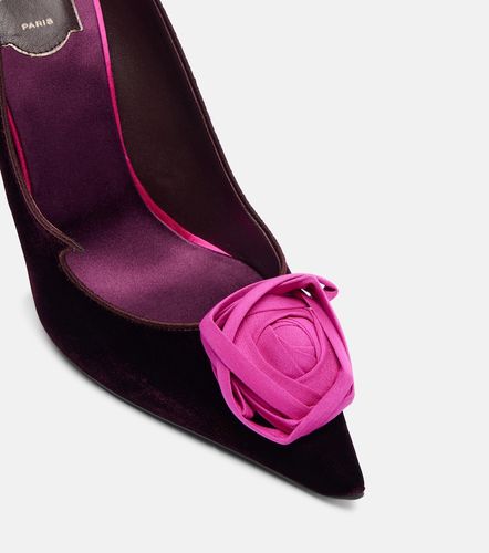 Pumps Rose Vivier 100 in velluto - Roger Vivier - Modalova