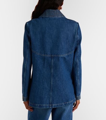 Chaqueta de denim con VGold - Valentino Garavani - Modalova
