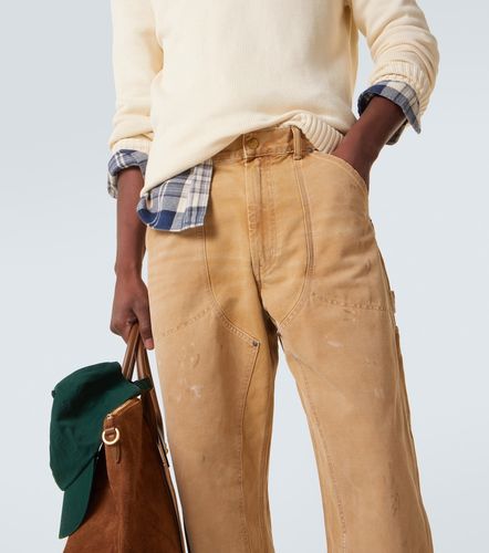 Pantaloni regular in canvas di cotone distressed - Polo Ralph Lauren - Modalova