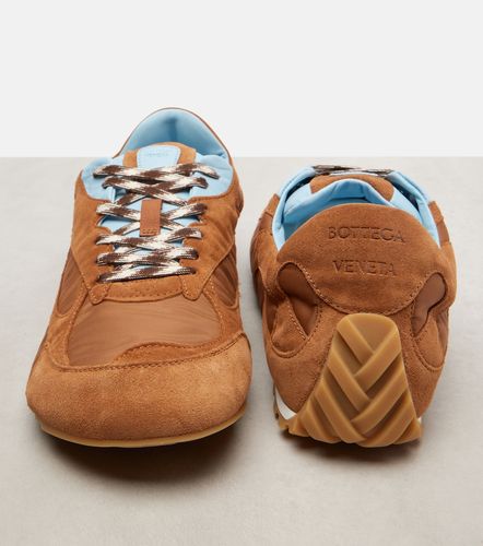 Orbit Flash suede-trimmed sneakers - Bottega Veneta - Modalova