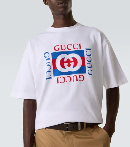 Camiseta de jersey de algodón con GG - Gucci - Modalova