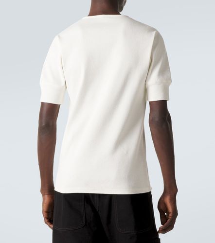 Camicia Henley in jersey di cotone e lino - Lemaire - Modalova