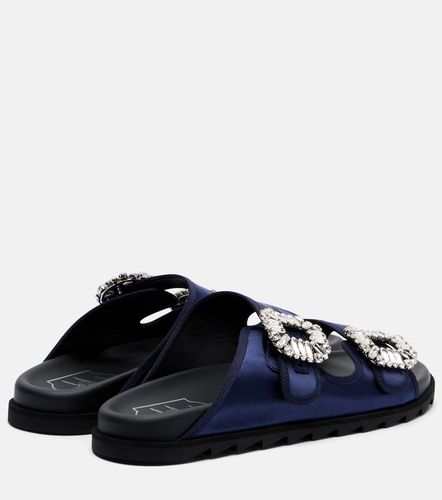 Sandalias Slidy Viv' de satén - Roger Vivier - Modalova