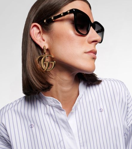 Gucci Bamboo square sunglasses - Gucci - Modalova