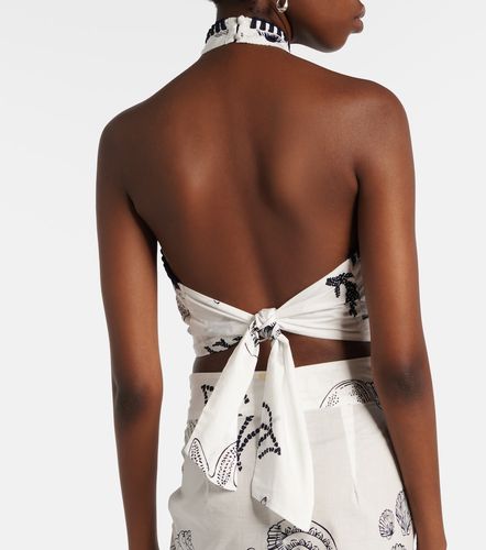 Crop top Suma de algodón estampado - Poupette St Barth - Modalova
