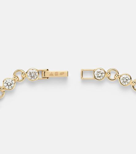 Riviere 18kt chain bracelet with diamonds - FoundRae - Modalova