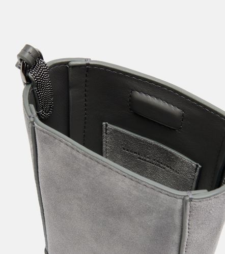 Borsa a spalla Monili in suede - Brunello Cucinelli - Modalova