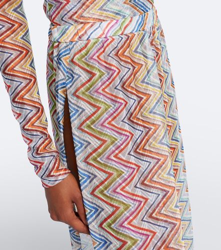 Pantaloni a gamba larga a zig zag - Missoni - Modalova