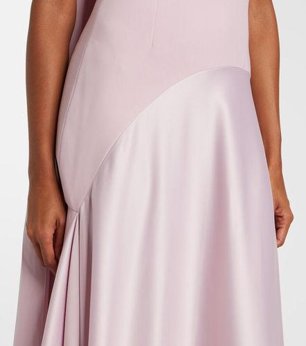 Abito lungo Cece in crêpe e satin - Solace London - Modalova