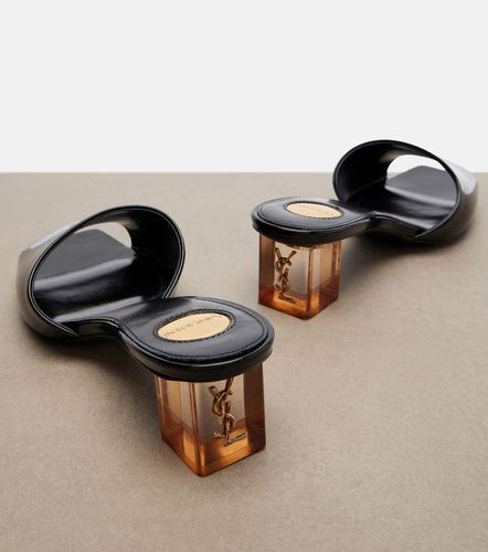 Saint Laurent Mules Sip de charol - Saint Laurent - Modalova