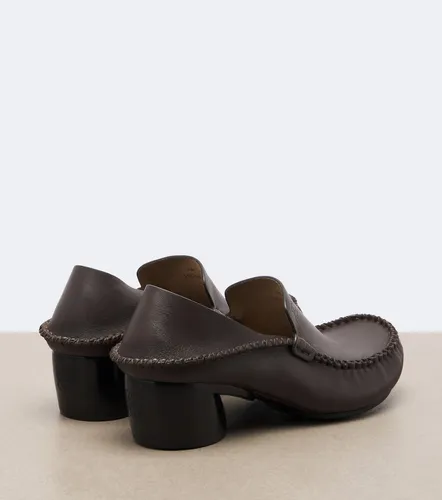 Loewe Oval leather loafer pumps - Loewe - Modalova