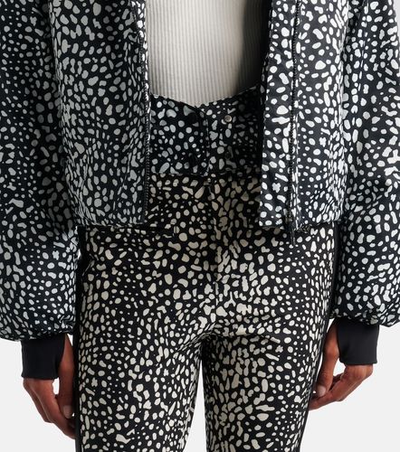Bubble leopard-print down ski jacket - Perfect Moment - Modalova