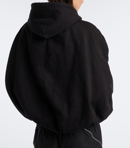 Felpa in cotone con cappuccio e zip - Balenciaga - Modalova