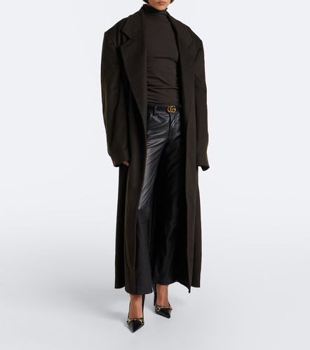 Abrigo cruzado oversized de cachemir - Gucci - Modalova