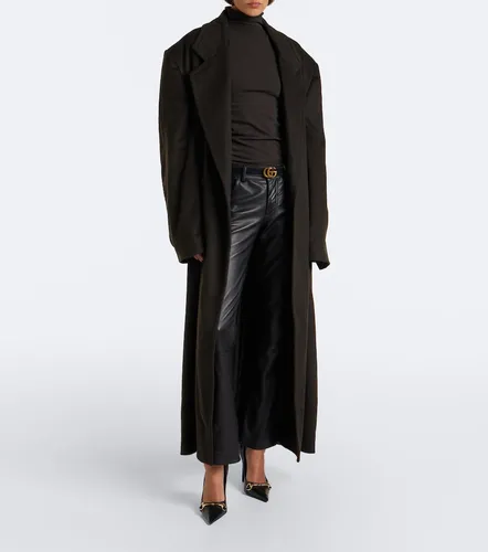 Double-breasted oversized cashmere coat - Gucci - Modalova