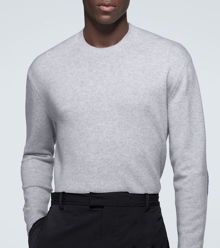 Jersey de cachemir con coderas de piel - Bottega Veneta - Modalova