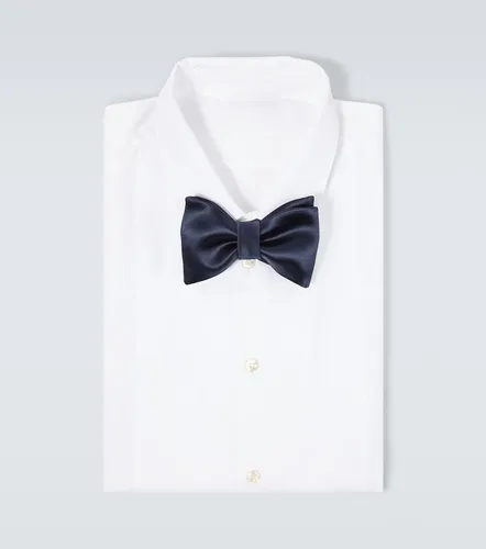 Cotton and silk satin bow tie - Brunello Cucinelli - Modalova