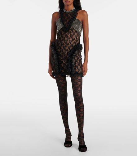 X Christopher Kane - Collant in pizzo floreale - Self-Portrait - Modalova