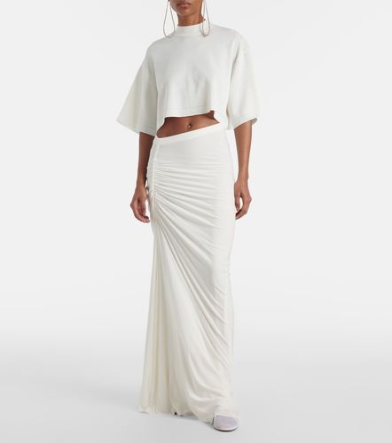 Alaia Draped jersey maxi skirt - Alaia - Modalova