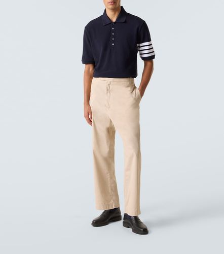 Thom Browne Polo 4-Bar in cotone - Thom Browne - Modalova