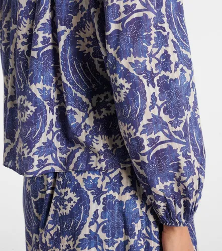 Brea printed cotton-blend blouse - Ulla Johnson - Modalova