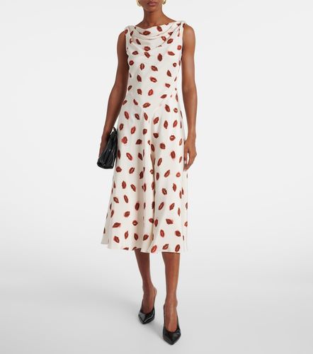Vestido midi Drina de seda estampado - Altuzarra - Modalova