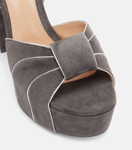 Sandalias 125 de ante con plataforma - Gianvito Rossi - Modalova