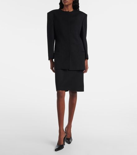 Ribbed-knit wool miniskirt - Calvin Klein Collection - Modalova