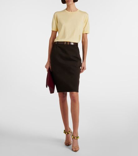 Wool, cashmere, and silk sweater - Saint Laurent - Modalova