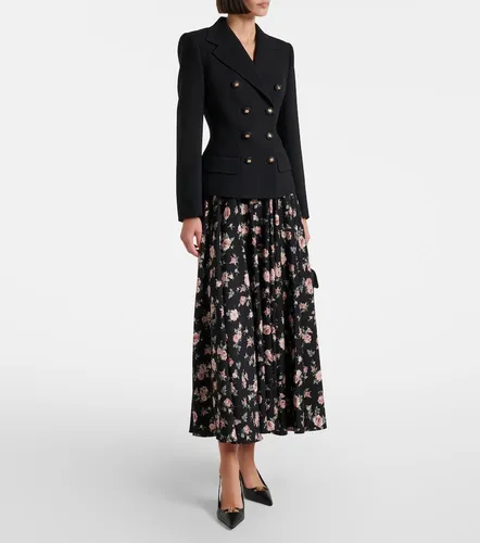 Floral silk-blend charmeuse maxi skirt - Dolce&Gabbana - Modalova