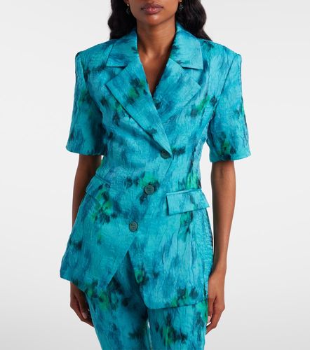 Ganni Blazer de organza estampado - Ganni - Modalova