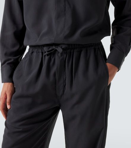Saman Amel Alio silk straight pants - Saman Amel - Modalova