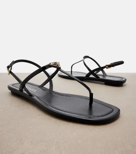 Prada Patent leather thong sandals - Prada - Modalova