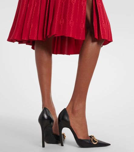 Boulevard Horsebit leather pumps - Gucci - Modalova