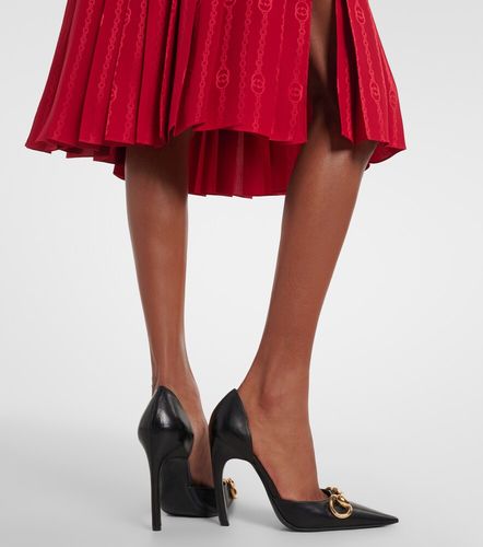 Salones Boulevard de piel con Horsebit - Gucci - Modalova