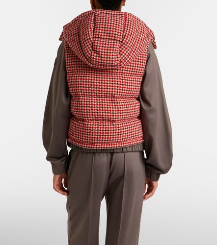 Niverolle checked wool-blend down vest - Moncler - Modalova