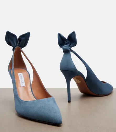 Aquazzura Bow Tie suede pumps - Aquazzura - Modalova