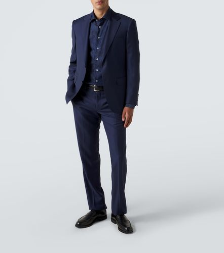 Camicia di jeans con stampa paisley - Etro - Modalova