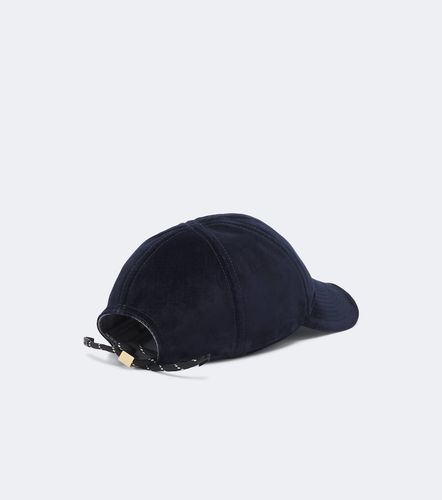 Gorra de terciopelo con logo - Miu Miu - Modalova