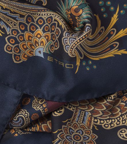 Sciarpa in seta con stampa paisley - Etro - Modalova
