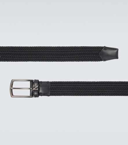 Zegna Gewebter Gürtel mit Leder - Zegna - Modalova